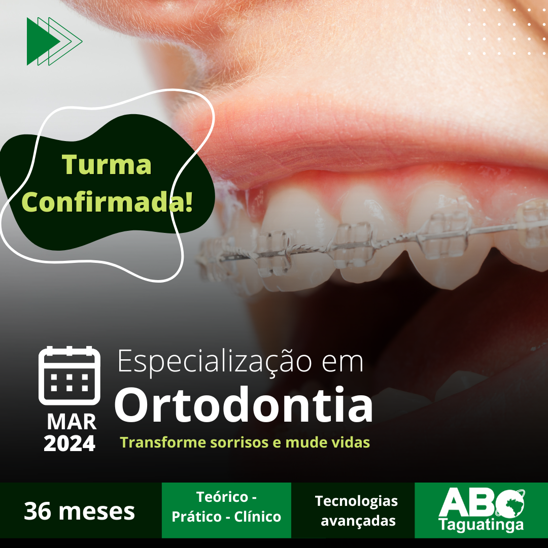  Curso de Ortodontia ABO TAG MAR 2024 Turma Confirma